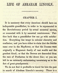 Essay on Abraham Lincoln Life