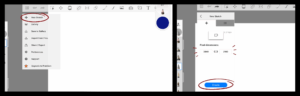 Creating "New Sketch" on Sketchbook app and setting the canvas size to 3840 x 2160
