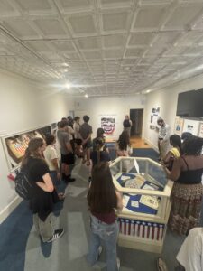 The students learn about how Carlisle has celebrated America throughout the years