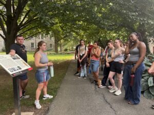 The Dred Scott stop on the Dickinson and Slavery Tour