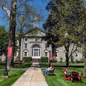 Image of Students Enjoying the Dickinson Academic Quad - Courtesy of Dickinson College
