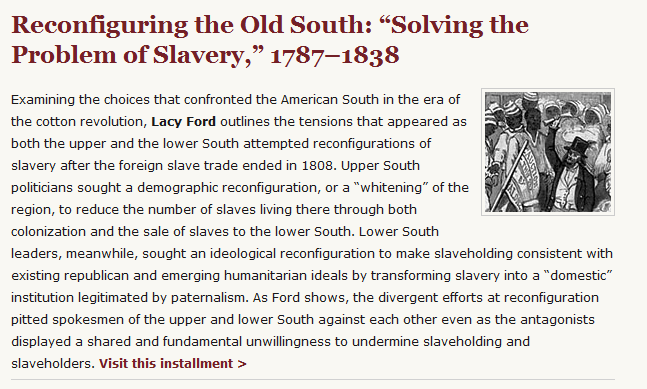 Blog Divided Post Topic New Article On The South And Slavery
