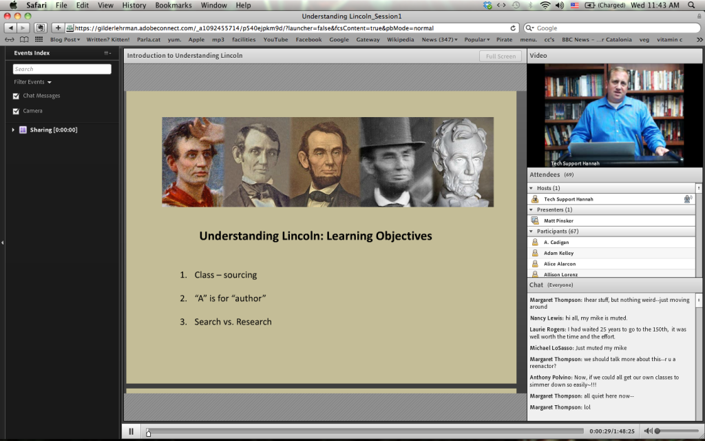 Understanding Lincoln Online Seminar