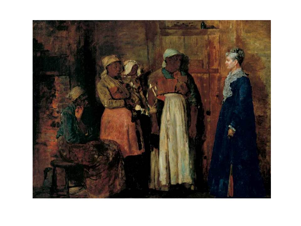 Winslow Homer, "A Visit from the Old Mistress," (1876)