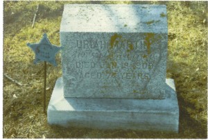 Final Resting Place of Uriah Martin - Union Hill Cemetery