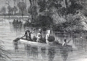 Slave escape boat