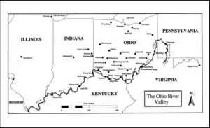 Map of the Ohio River Valley