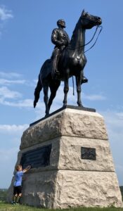 Statue of General Meade on a horse