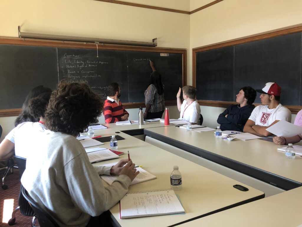 Discussion Group in classroom