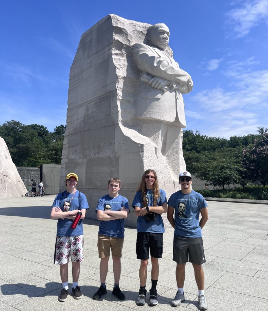 students at MLK Memorial