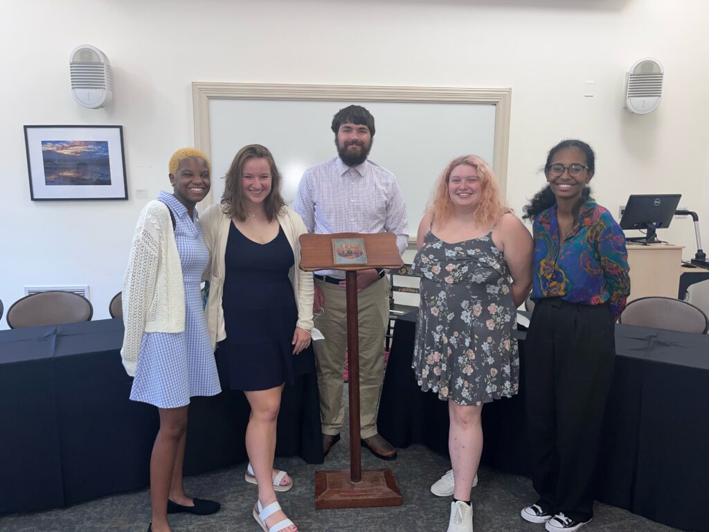 Teagle alumni at the debate