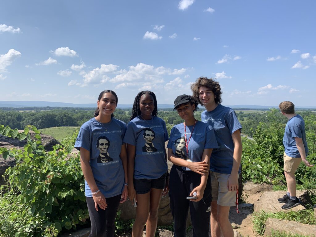 students at little round top