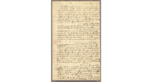 Handwritten letter from Abigail to John