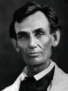 Photo of Lincoln 1858