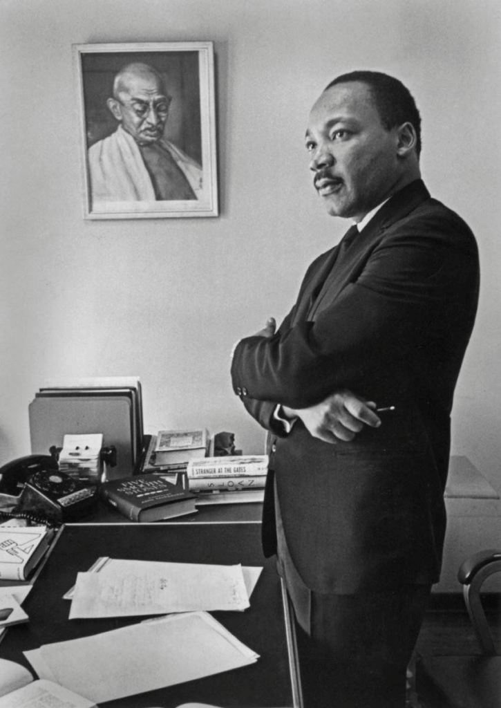 MLK with Gandhi
