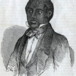 man, suit, black and white engraving