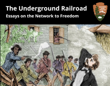 New Underground Railroad Handbook with NPS