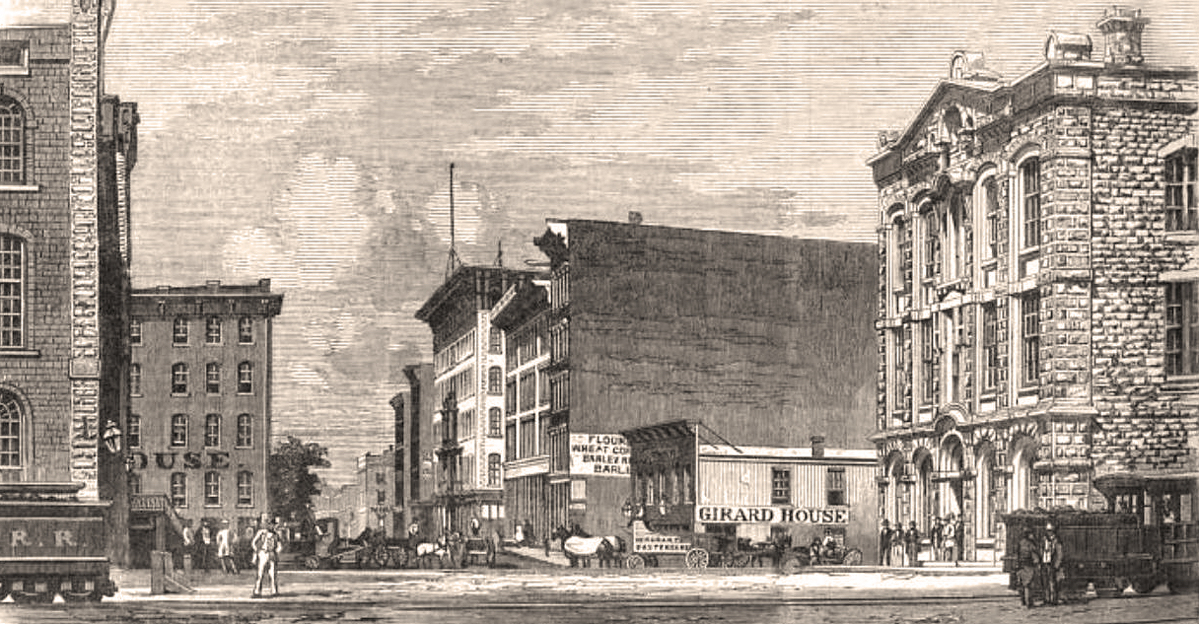 Chicago street view 1863