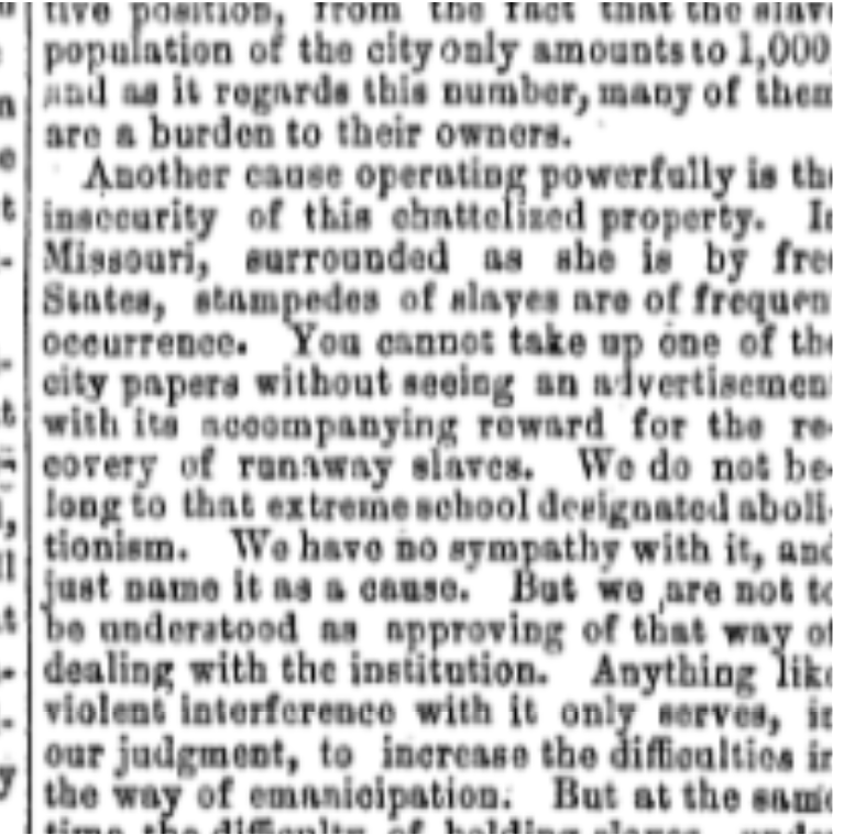 Quincy IL Whig, March 15, 1859 (Courtesy of Quincy Historical Newspaper ...