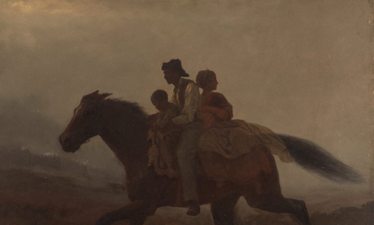 freedom seekers on horseback